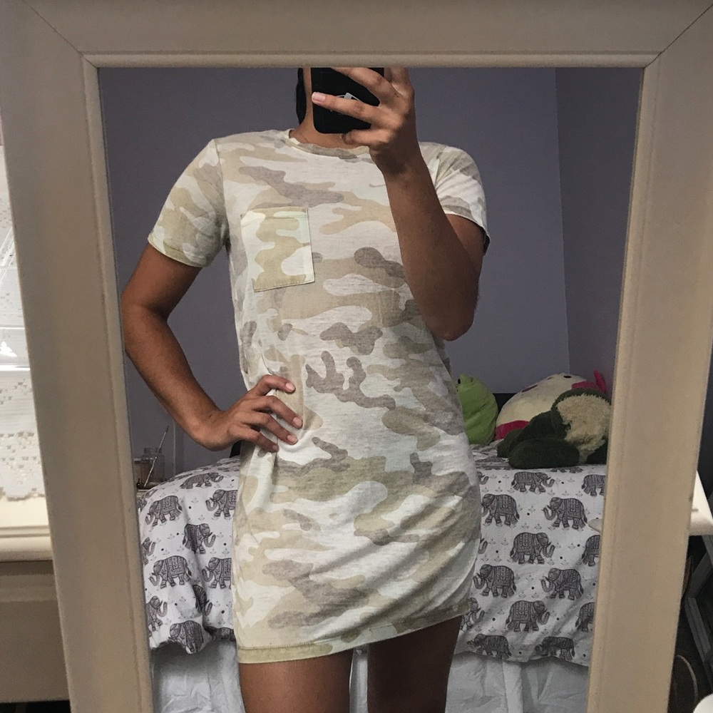 Camo T-shirt Dress